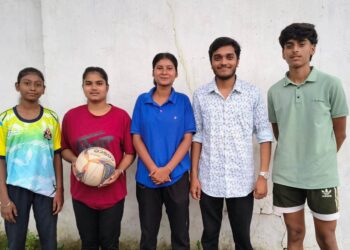 सरगुजा के तीन खिलाड़ियों का छत्तीसगढ़ नेटबॉल टीम में चयन