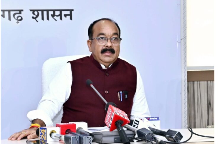 उप मुख्यमंत्री श्री अरुण साव ने कैबिनेट की बैठक में लिए गए निर्णयों की जानकारी दी