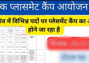 प्लेसमेंट कैम्प 6 अगस्त को, निजी नियोजकों से मंगायी गई रिक्त पदों की जानका