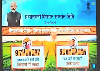 प्रधानमंत्री किसान सम्मान निधि की 20वीं किस्त जारी