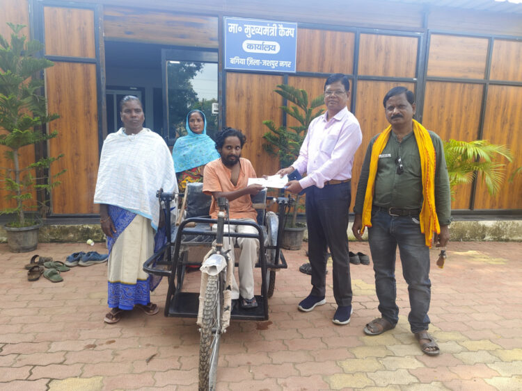 जशपुर-मुख्यमंत्री  विष्णुदेव साय की संवेदनशीलता बनी सहारा