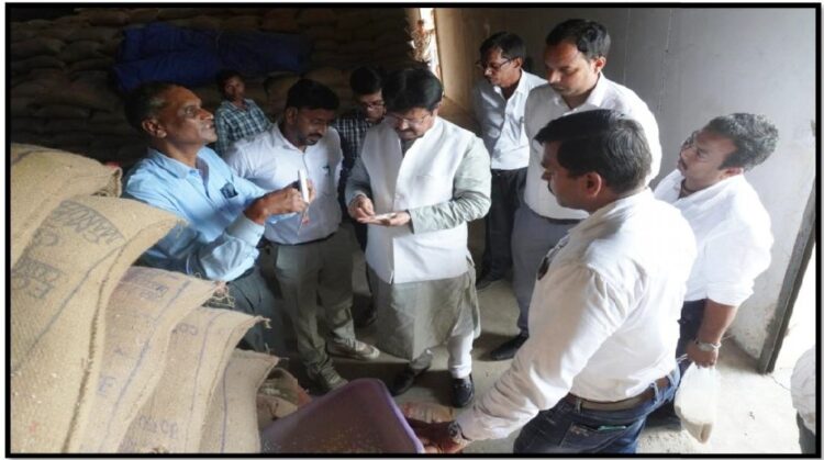 उत्तर बस्तर के पीडीएस गोदामों का निगम अध्यक्ष ने किया निरीक्षण