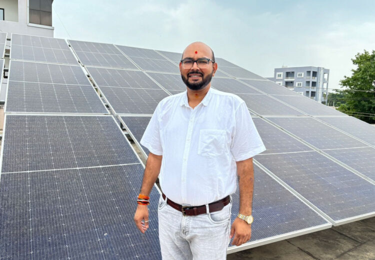 गगन का घर सौर ऊर्जा से हुआ रौशन : बिजली बिल से मिली मुक्ति