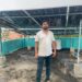 दुबे जी के घर की छत लगा पर सौर ऊर्जा से चलने वाला पावर प्लांट