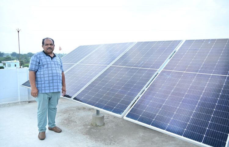 प्रधानमंत्री सूर्यघर-मुफ्त बिजली योजना से सुनीत लाल का बिजली बिल हुआ शून्य