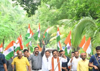 हर घर तिरंगा अभियान में शामिल हुए उपमुख्यमंत्री  विजय शर्मा