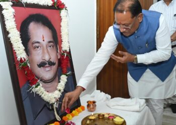 मुख्यमंत्री साय ने स्व. दिलीप सिंह जूदेव की पुण्यतिथि पर दी श्रद्धांजलि