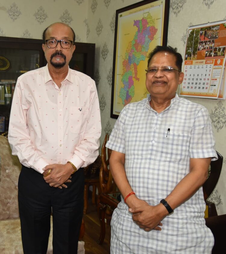 राज्यपाल श्री डेका से विधायक अग्रवाल ने भेंट की