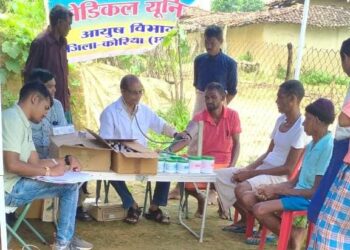 आयुष मोबाइल मेडिकल यूनिट से अब तक 1382 लाभान्वित