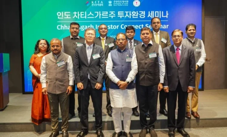 मुख्यमंत्री विष्णुदेव साय ने दक्षिण कोरिया प्रवास के दौरान निवेशकों को छत्तीसगढ़ में निवेश हेतु किया आमंत्रित