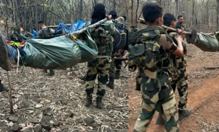 छत्तीसगढ़ में सुरक्षाबलों और नक्सलियों के बीच मुठभेड़ में 3 महिला और 1 पुरुष नक्सली ढेर …