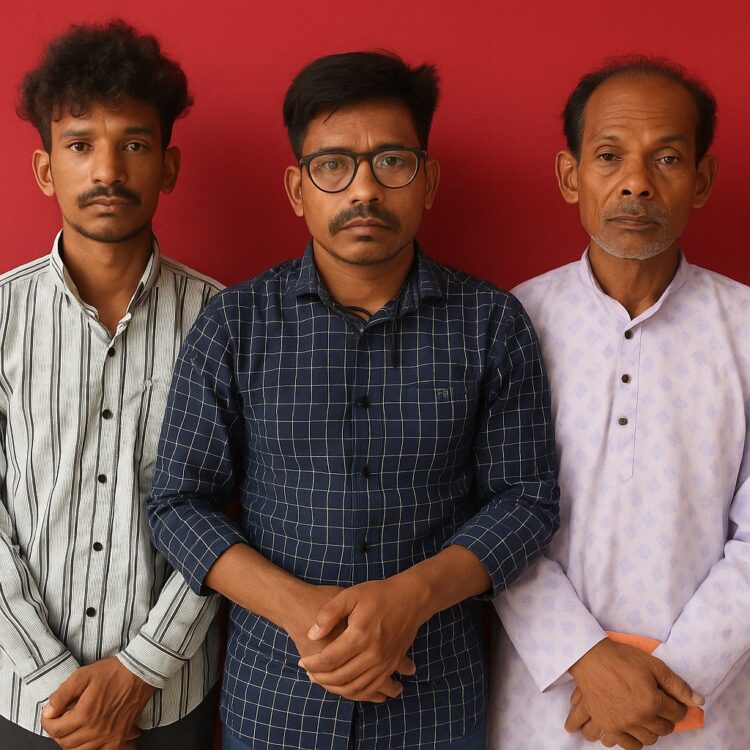 गांजा तस्करी में 3 आरोपी गिरफ्तार…4.5 किलो गांजा बरामद…