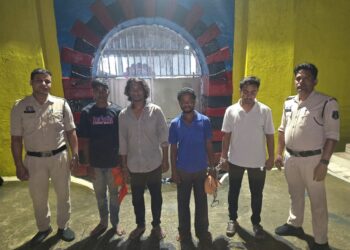 *शांति भंग करने वालों पर जूटमिल की पुलिस सख्ती जारी, चार युवकों पर प्रतिबंधात्मक कार्यवाही करभेजा जेल *
