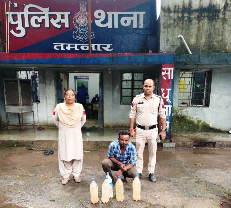 *भूपदेवपुर और तमनार पुलिस की अवैध शराब लगातार कार्रवाई, अवैध शराब पकड़े गए आरोपी जेल दाखिल*