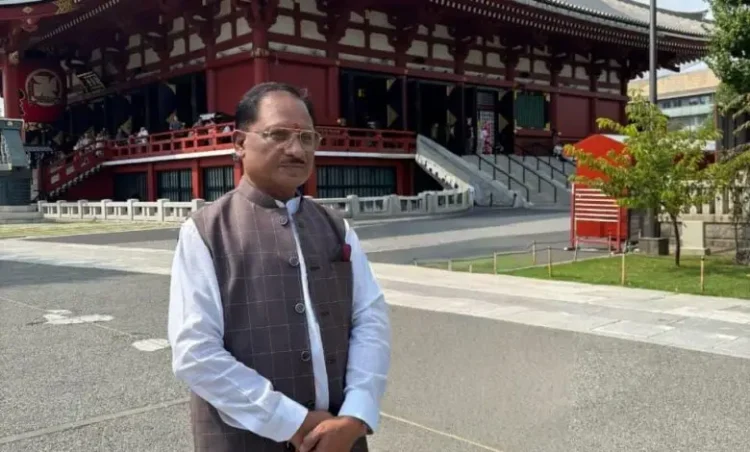 मुख्यमंत्री साय ने जापान पहुंचने के बाद सबसे पहले टोक्यो स्थित ऐतिहासिक असाकुसा मंदिर में की पूजा-अर्चना