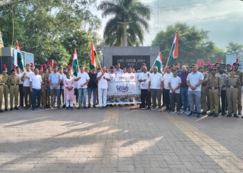 एनआईटी रायपुर में ‘हर घर तिरंगा’ रैली, देशभक्ति की गूंज से गूंजा परिसर