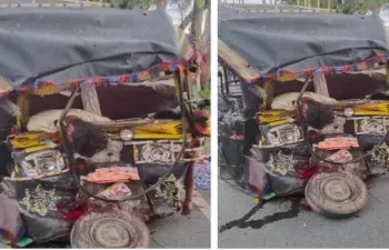 भीषण सड़क हादसा…ऑटो और हाइवा की जोरदार टक्कर से 8 लोगों की दर्दनाक मौत, 5 लोग घायल…