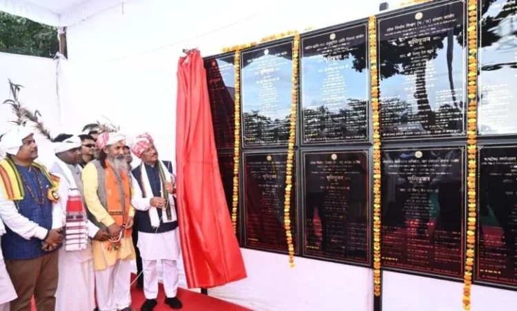 मुख्यमंत्री साय ने नरहरपुर में किया 75.31 करोड़ रुपए के 11 निर्माण कार्यों का भूमिपूजन