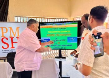 सरगुजा अंचल के विद्यार्थियों को मिल रहा एडवांस ड्रोन का प्रशिक्षण
