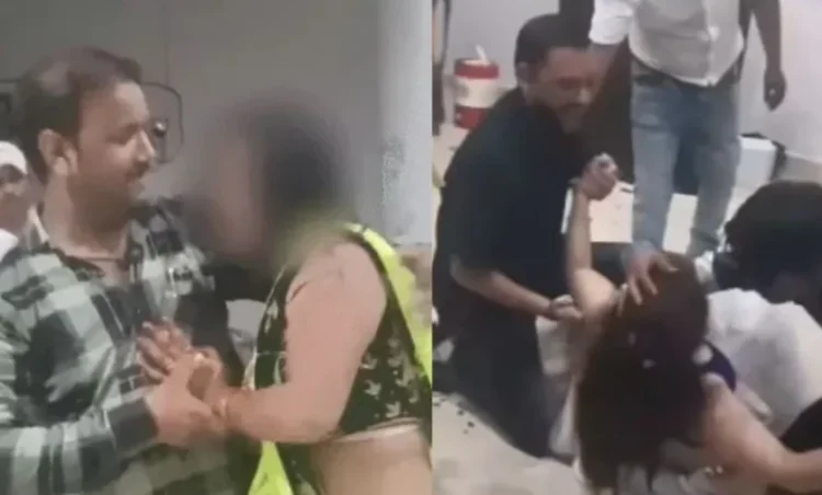 पुलिस कर्मियों का बार डांसर के साथ अश्लील डांस; Video वायरल होने के बाद मचा हड़कंप, एएसआई और कांस्टेबल सस्पेंड..