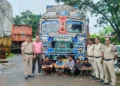 “कोतरारोड़ पुलिस की बड़ी कामयाबी: 14 चक्का ट्रक चोरी का 24 घंटे के भीतर खुलासा, पांच आरोपी गिरफ्तार”
