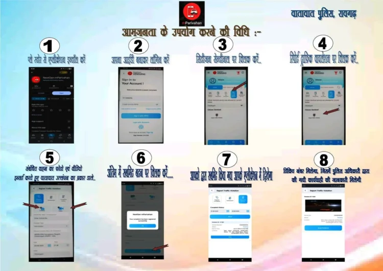 रायगढ़ में आईटीएमएस की शुरुआत : अवैध पार्किंग पर अब जनता भी करेगी निगरानी, मोबाइल से कटेगा चालान