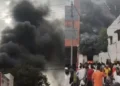 रायपुर के प्रिंटिंग इंक गोदाम में भीषण आग, चारों तरफ दिखा धुएं का गुबार; लोगों में मची अफरा-तफरी