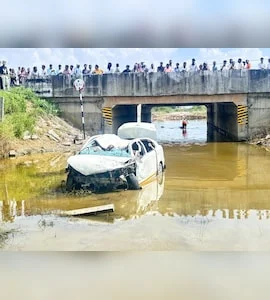 बड़ा हादसा, नाले में कार गिर ने से 7 लोगों की दर्दनाक मौत…