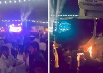 गणेश विसर्जन के दौरान हुआ बड़ा हादसा, तेज रफ्तार ट्रक के कुचलने से 8 की मौत, 20 घायल…