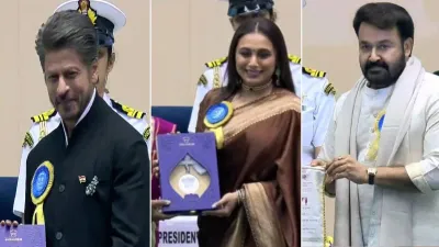 राष्ट्रीय फिल्म पुरस्कार में शाहरुख खान-विक्रांत मेसी को मिला बेस्ट एक्टर का खिताब, मोहनलाल को मिला दादासाहेब फाल्के अवॉर्ड