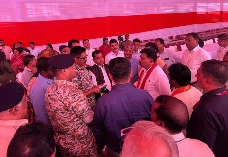 केंद्रीय गृह मंत्री अमित शाह के बस्तर प्रवास की तैयारियों का उप मुख्यमंत्री विजय शर्मा ने किया निरीक्षण