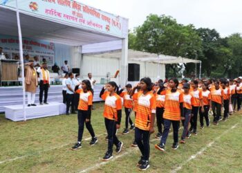 25वीं राज्य शालेय क्रीड़ा प्रतियोगिता का रायगढ़ में हुआ रंगारंग शुभारंभ