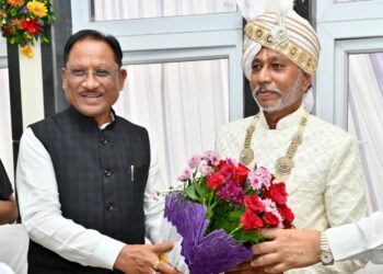 मुख्यमंत्री साय गुरु खुशवंत साहेब के गृहप्रवेश कार्यक्रम में हुए शामिल