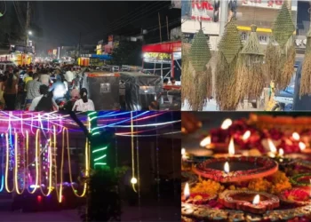 Bilaspur में Diwali की धूम… 50 करोड़ की पूजन सामग्री, 30 करोड़ के पटाखे, 50 ट्रक फूलों से सजेगी न्यायधानी
