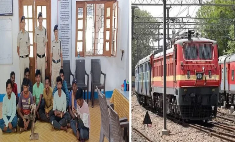 छत्तीसगढ़ में बड़ा रेल हादसा टला; रेलवे ट्रैक पर लगे जैक से टकराई हमसफर एक्सप्रेस, 9 कर्मी गिरफ्तार