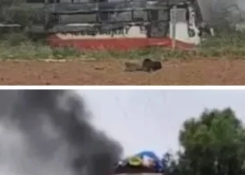 बड़ा हादसा, मजदूरों से भरी बस में आग लगने से 2 लोगों की दर्दनाक मौत, 12 लोग झुलसे