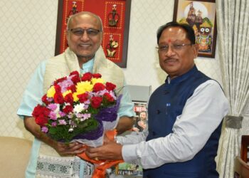 उप राष्ट्रपति  राधाकृष्णन से मुख्यमंत्री  साय ने की भेंट
