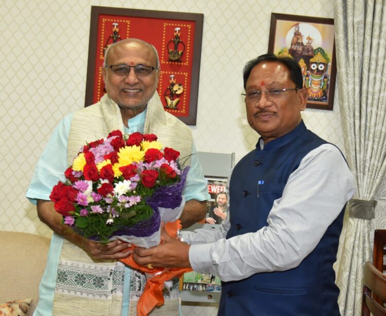 उप राष्ट्रपति  राधाकृष्णन से मुख्यमंत्री  साय ने की भेंट