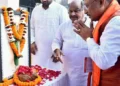 मुख्यमंत्री ने छत्तीसगढ़ महतारी की प्रतिमा पर माल्यार्पण कर उन्हें नमन किया