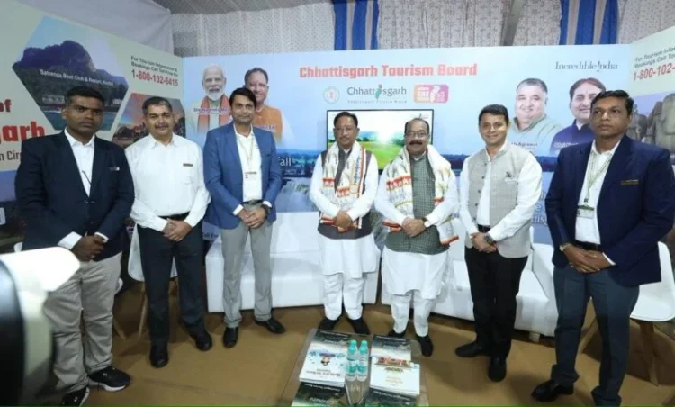 छत्तीसगढ़िया स्वाद से महक उठा केवड़िया:एकता नगर में छत्तीसगढ़ के पर्यटन एवं संस्कृति की गूंज