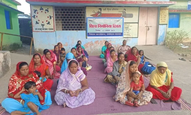 जिंदल फाउण्डेशन, जेपीएल तमनार द्वारा विश्व निमोनिया दिवस पर जागरूकता कार्यक्रम का आयोजन