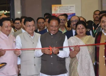 अंतरराष्ट्रीय व्यापार मेले में मुख्यमंत्री विष्णुदेव साय ने छत्तीसगढ़ पेवेलियन का किया अवलोकन