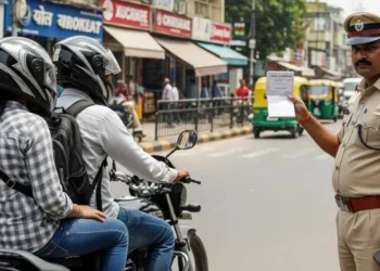 बाइक और स्कूटी के पीछे बैठने वाले के लिए भी हेलमेट अनिवार्य, वरना कटेगा भारी चालान