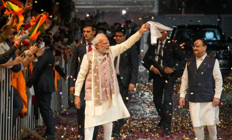 बिहार में NDA सरकार, 200 पार कर भाजपा बनी सबसे बड़ी पार्टी, महागठबंधन 35 पर सिमटा…