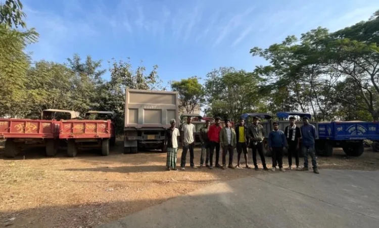 खनिज विभाग की सख्त कार्रवाई जारी, अवैध खनिज परिवहन पर कसा शिकंजा