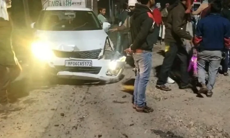 BJP नेता की कार ने 5 लोगों को बेरहमी से रौंदा, दो लोगों की मौके पर हुई मौत, मचा बवाल