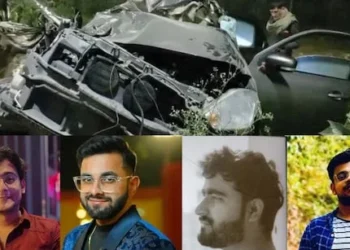 भीषण सड़क हादसा; तेज रफ्तार कार हाईवे पर ट्रक में घुसी… चार डॉक्टरों की दर्दनाक मौत
