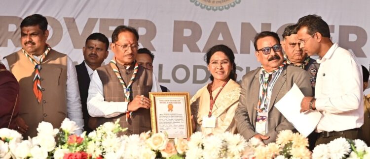 मुख्यमंत्री ने राष्ट्रीय रोवर-रेंजर जंबूरी में बाल विवाह रोकथाम की दिलाई शपथ