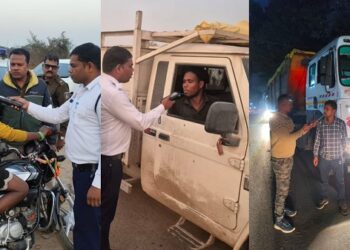 नशे में वाहन चलाने वालों पर रायगढ़ पुलिस की सख्ती, एक दिन में 38 चालकों पर कार्रवाई