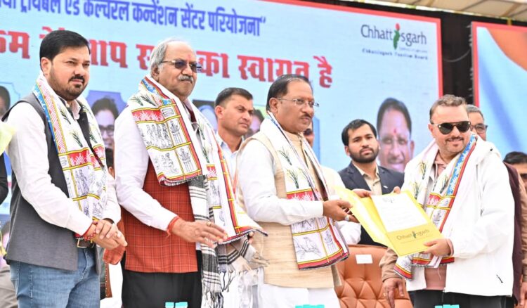 चित्रोत्पला फिल्म सिटी छत्तीसगढ़ की रचनात्मक अर्थव्यवस्था को देगी नई गति : मुख्यमंत्री  विष्णु देव साय